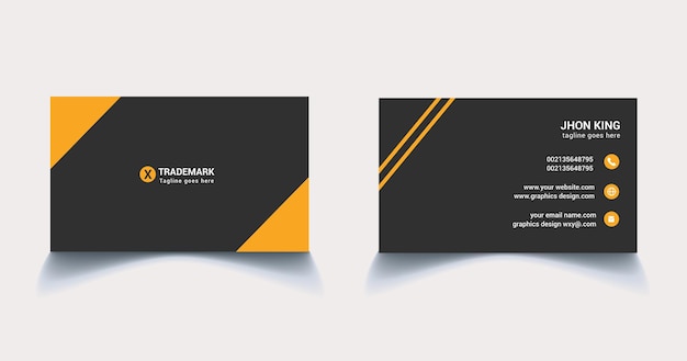 Creative business card design template