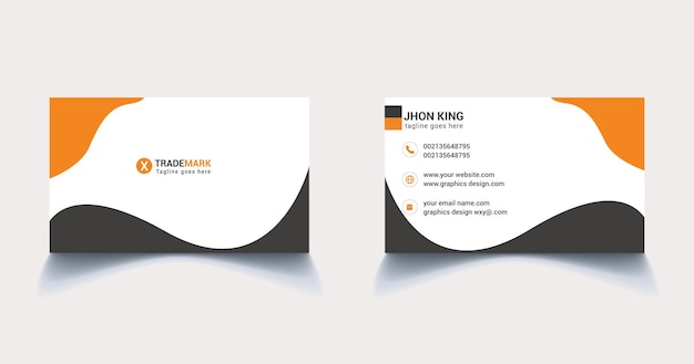 Vector creative business card design template