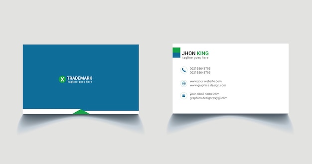 Vector creative business card design template