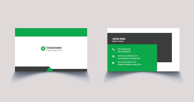 Vector creative business card design template