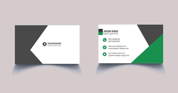 Vector creative business card design template