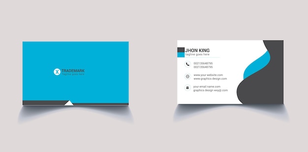 Vector creative business card design template