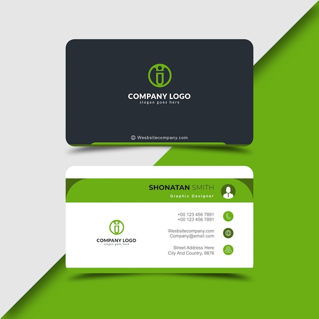 Creative business card design template