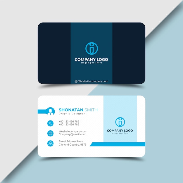 creative business card design template