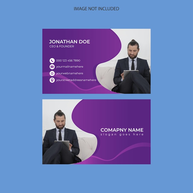 Creative business card design template