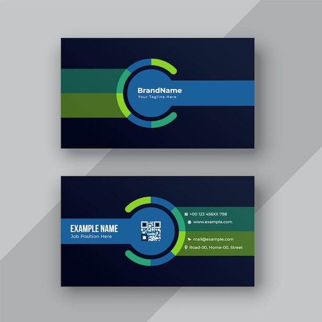 Creative business card design template