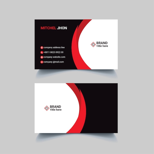 creative business card design template