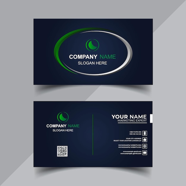 Creative Business card design vector