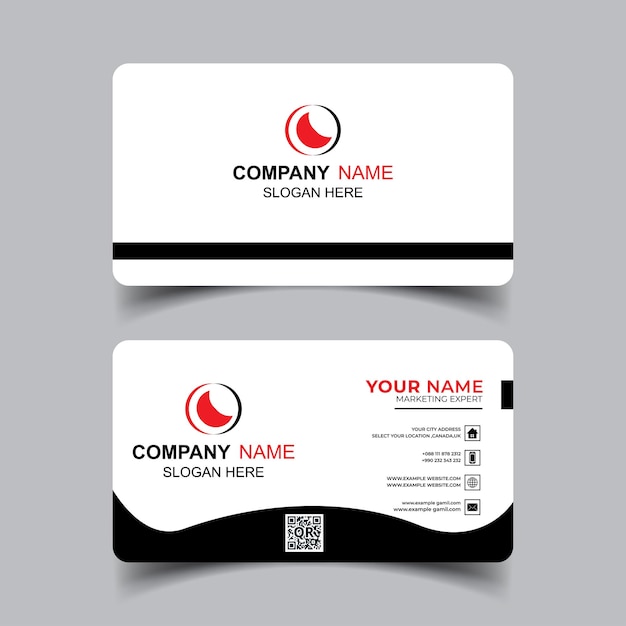 Creative Business card design vector