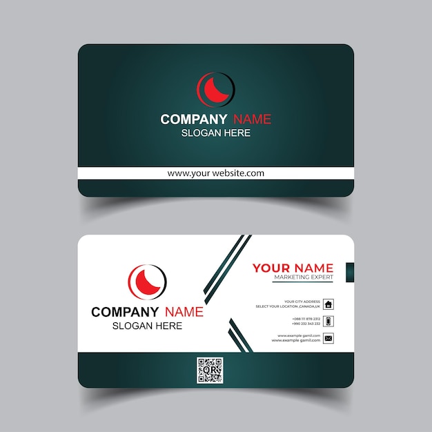 Creative Business card design vector