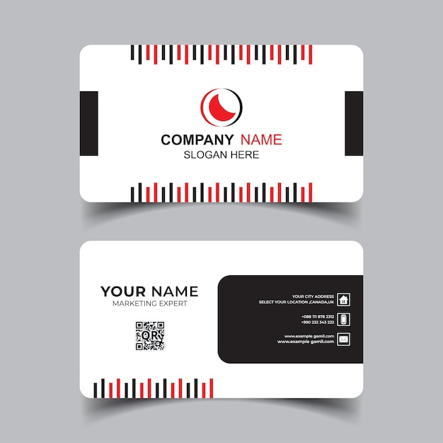 Creative Business card design vector