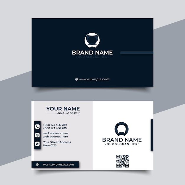 Creative Business card Premium Vector