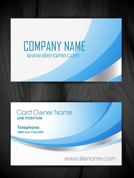 creative business card template design