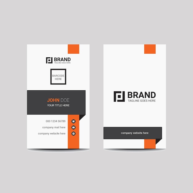 Creative business card template design