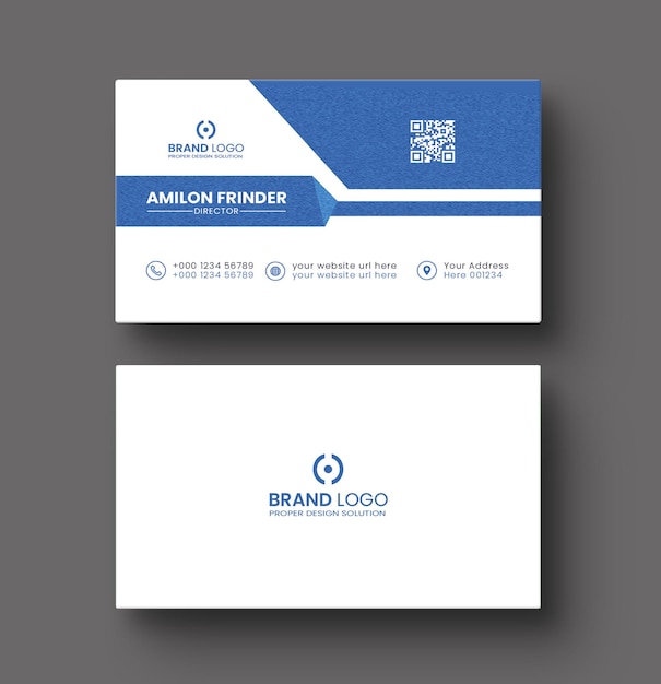 Creative business card template design