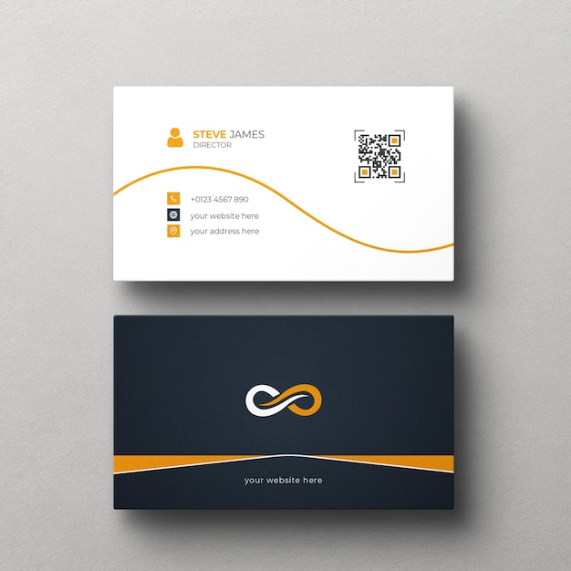 Vector creative business card template design