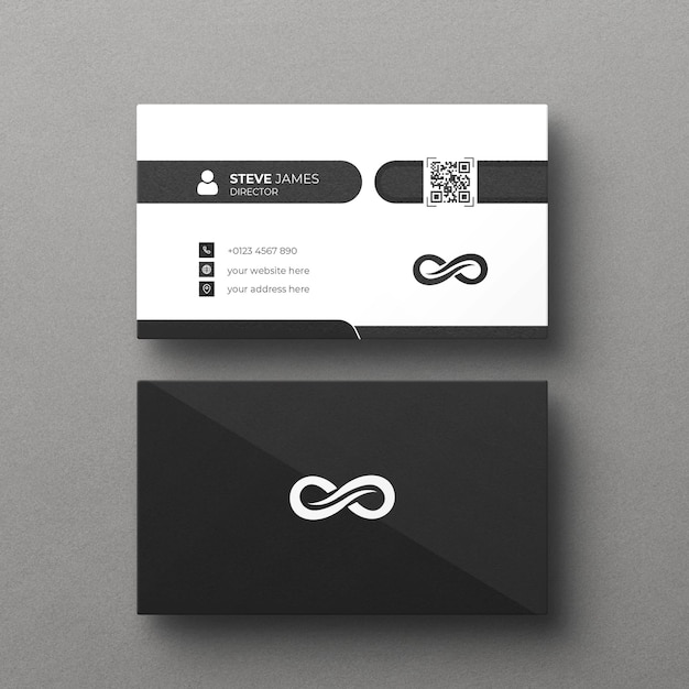 Дизайн шаблона творческой визитной карточки