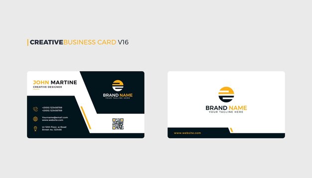 Creative business card template v16