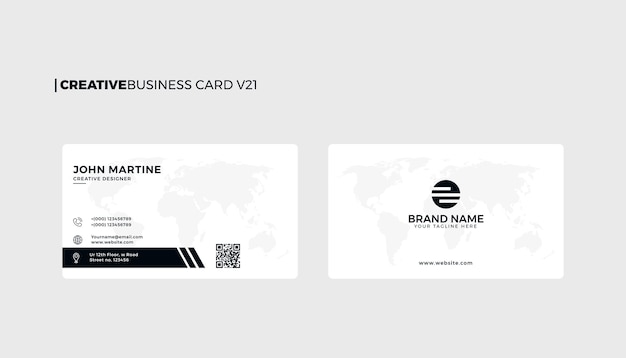 Creative business card template v21