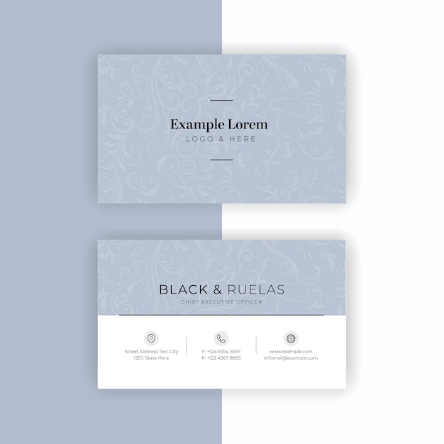 Vector creative business card template