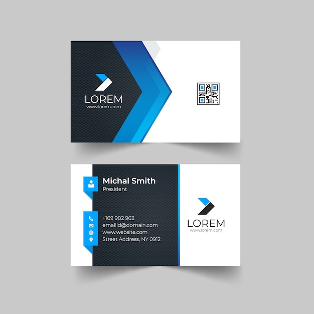 Vector creative business card template