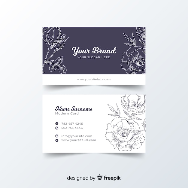 Creative business card template