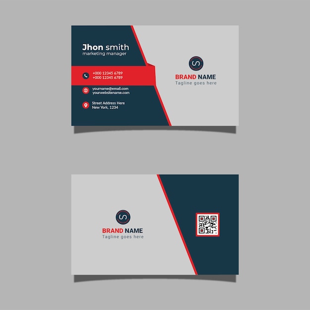 Creative business card template