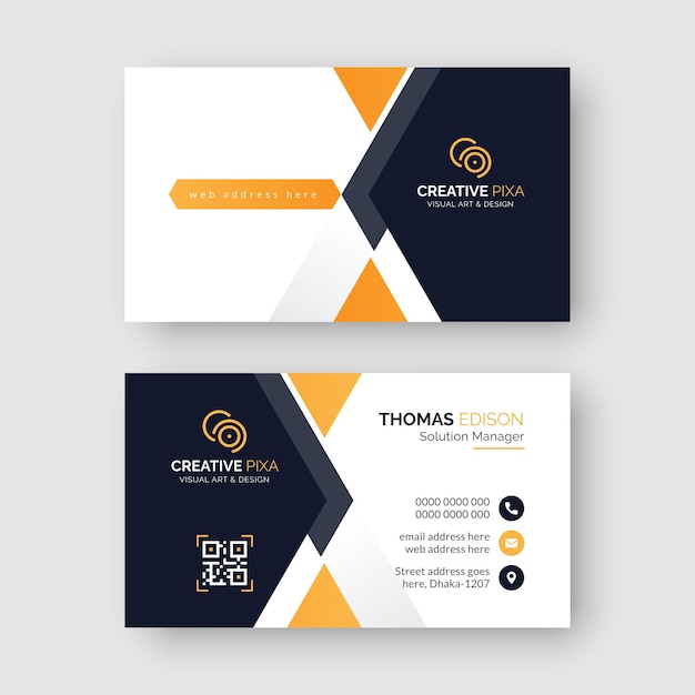 Creative business card template