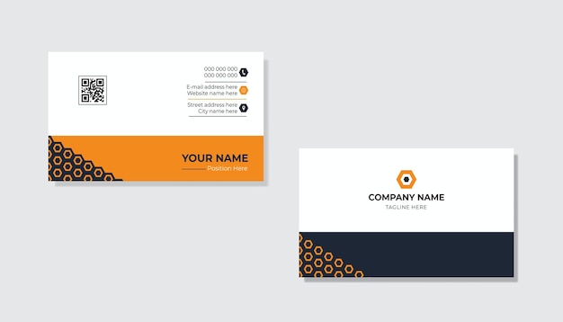 Creative business card template