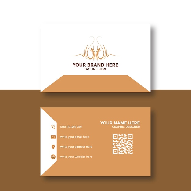 creative business card vector template