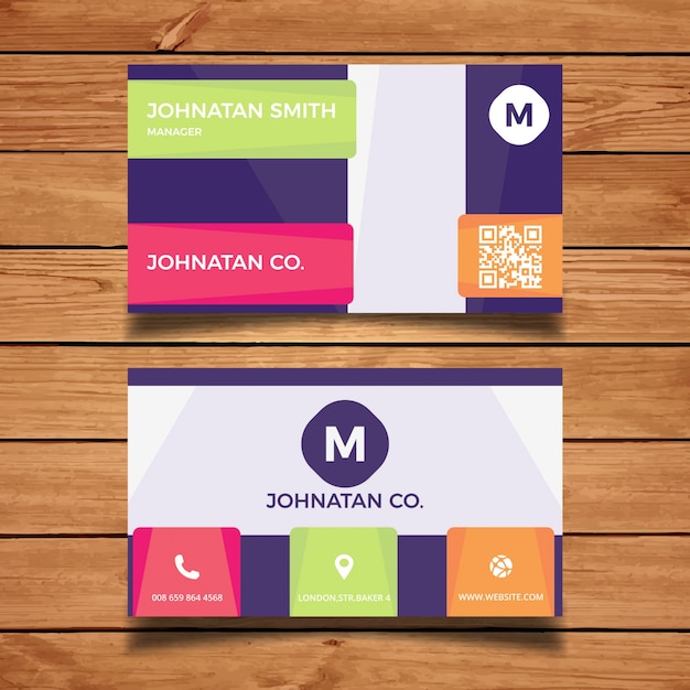 Vector creative business card