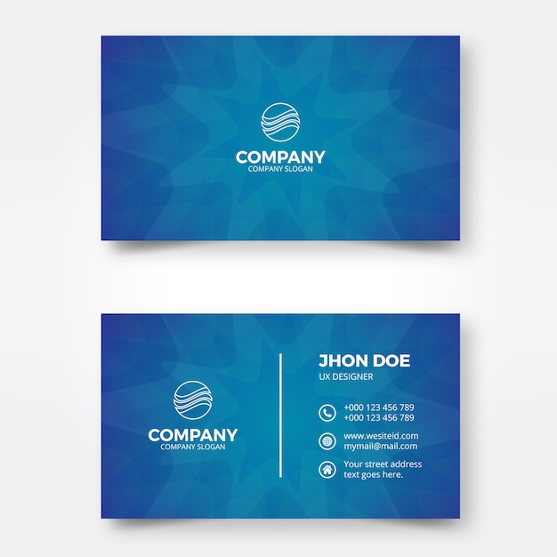 Vector creative business card