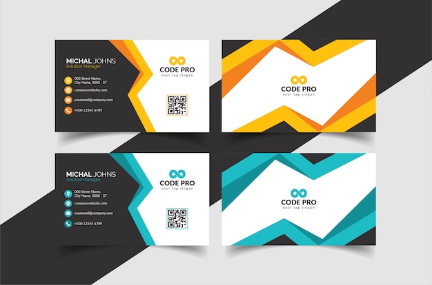 Vector creative business card