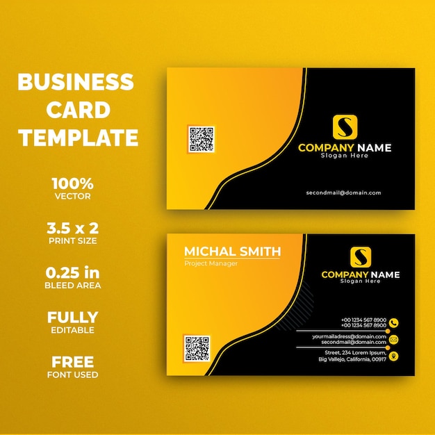 Premium Vector | Creative business card