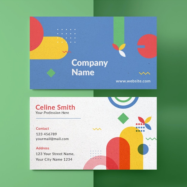 Vector creative business card