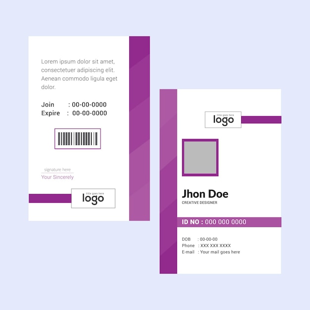 Креативный шаблон дизайна визитных карточек