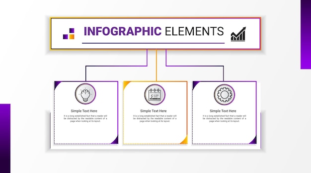 Concetto di design del modello di infografica vettore grafico aziendale creativo per la presentazione del rapporto annuale