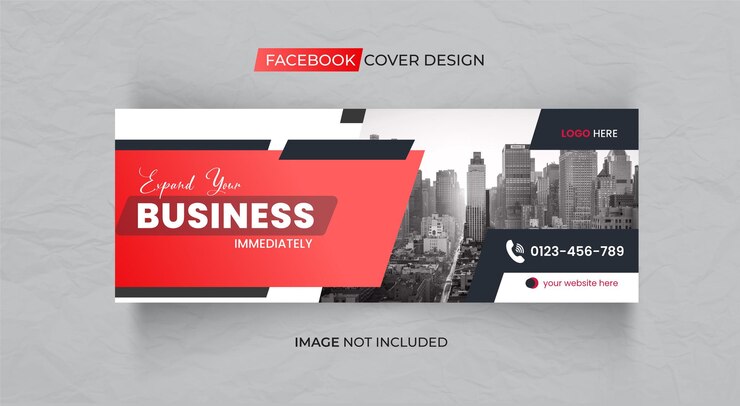 creative business for Facebook cover design template