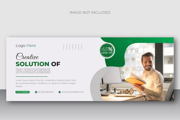 Creative Business Facebook cover design