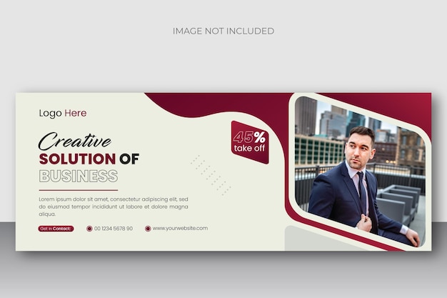 Creative business facebook cover design