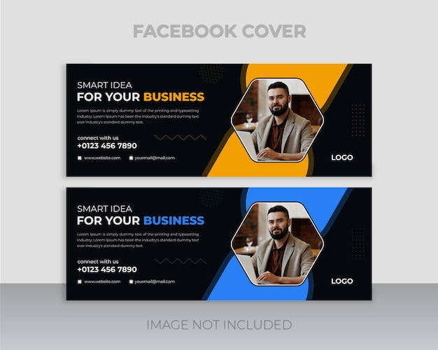 Creative business facebook cover template