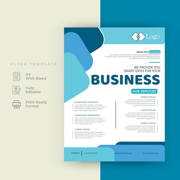 Creative business flyer design