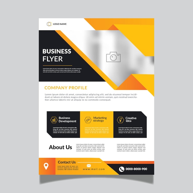 Creative business flyer template