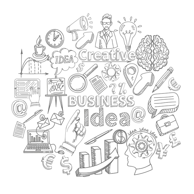 creative business idea concept 