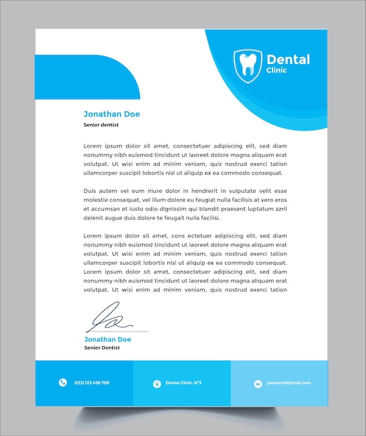 Creative Business Letterhead Template Design