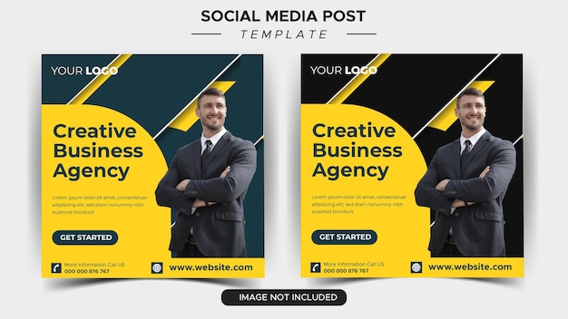 Creative business marketing expert instagram post template