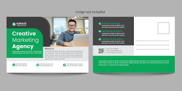 Creative Business Postcard template