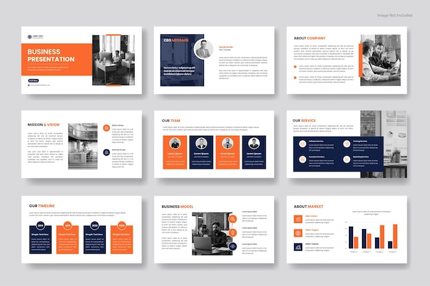 Vector creative business powerpoint presentation slides template use for modern keynote annual report