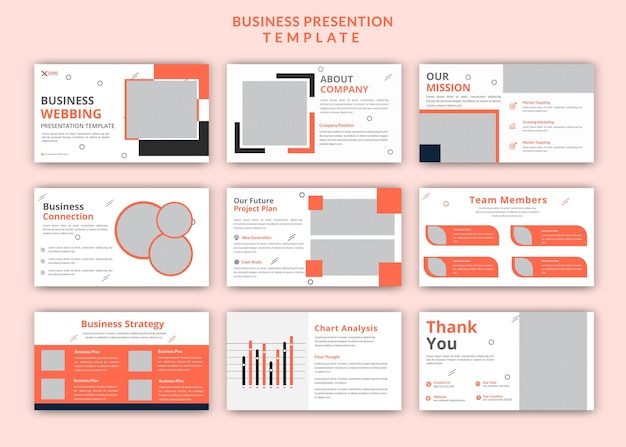 크리에이티브 비즈니스 프레젠테이션 디자인 및 PowerPoint 편집 가능한 레이아웃 템플릿 디자인