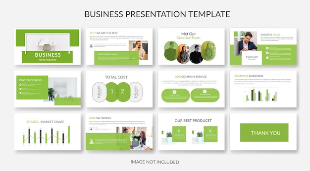 Creative Business presentation layout template with simple style use for corporate annual report